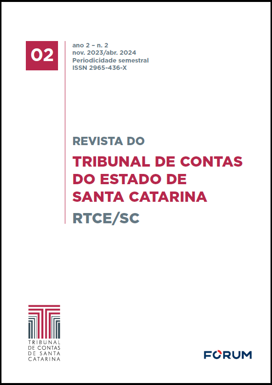 					Visualizar n. 2 (2024): Revista do Tribunal de Contas do Estado de Santa Catarina (RTCE/SC)
				