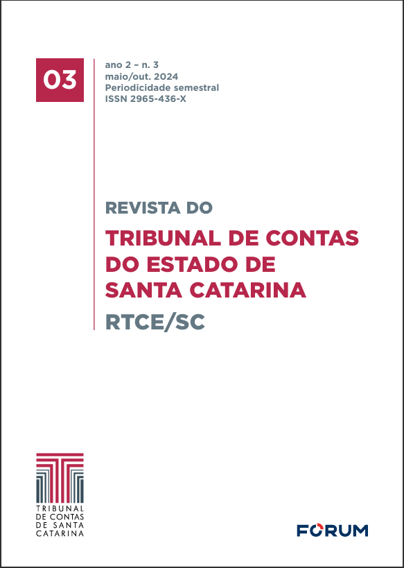 					Visualizar n. 3 (2024): Revista do Tribunal de Contas do Estado de Santa Catarina (RTCE/SC)
				